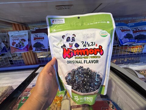 March 2026, Bulacan, Philippines: Kimnori Korean Crispy Seaweed in Original Flavor