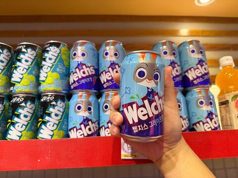 March 2026, Bulacan, Philippines: Welch's &times; Judy Hopps Zootopia Limited Edition Sparkling Soda