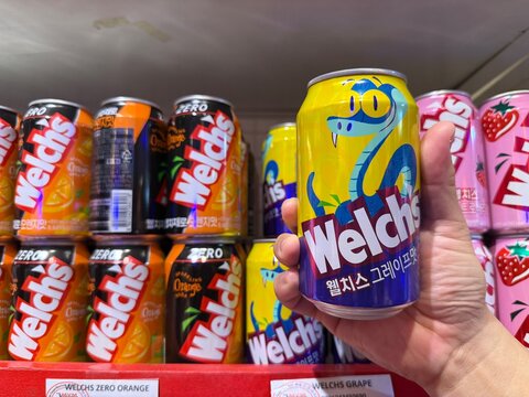 March 2026, Bulacan, Philippines:  Welch's Zootopia 2 Gary De'Snake Sparkling Soda