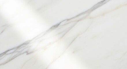 Obraz premium A smooth, white marble surface with a natural, organic texture and pattern, featuring a single, prominent crack running diagonally across the surface.