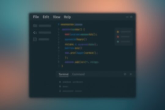 Coding editor screen displaying programming code and terminal window code editor screen terminal.