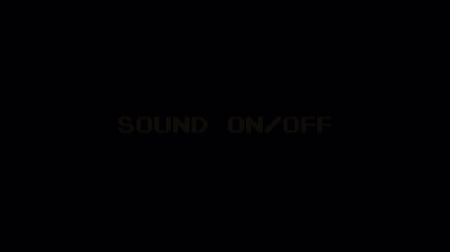 8 Bit Retro Game Text Pixel Art Animation: Vintage Arcade Computer Settings Menu on Dark Background 4k video animation seamless loop
