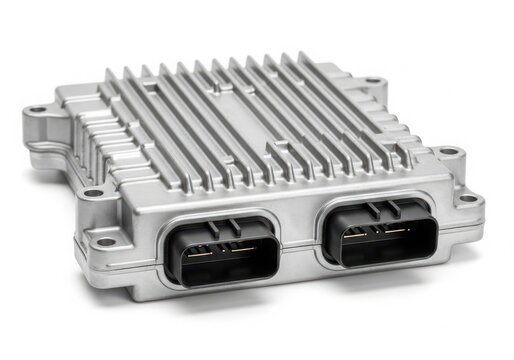 A close-up view of a car's engine control unit