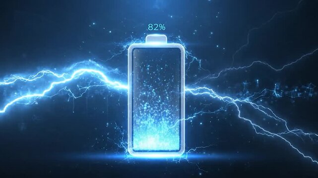 Electric Battery Charging with Lightning Energy.