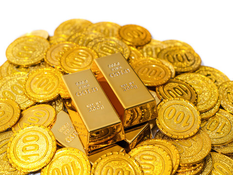 Lots of gold and coins.