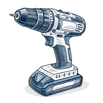 Create Bold Stroke Cordless Drill With Batt Premium Digital Asset Suitable for Design