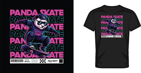 Urban Skating Streetwear Graphic T-Shirt Design for Skate Culture © MdJubaer