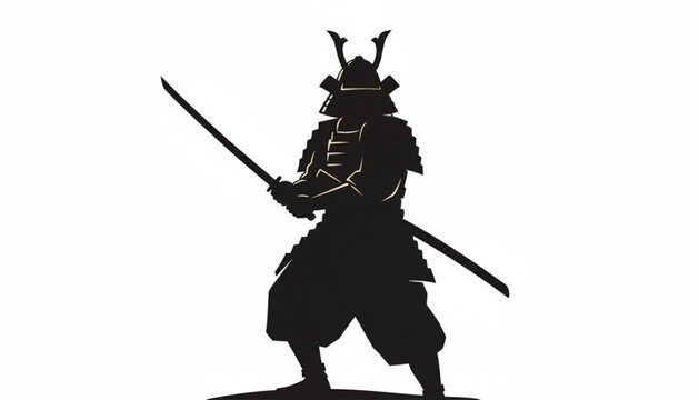 Samurai with a katana