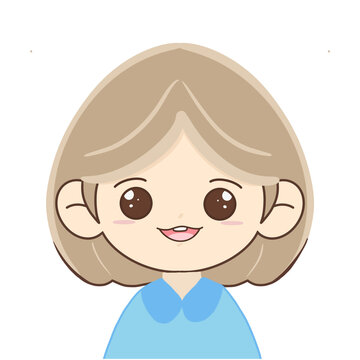 Girl Smile with theeth