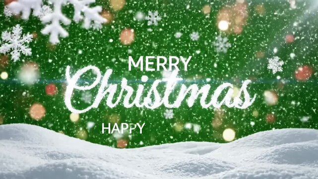 Green Screen natural winter snow christmas loop animation background alpha snowdrifts falling snowflake snowflakes merry happy new year xmas snowfall snowball scene 4 with distortion, overlay, glitch