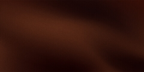 Black dark brown orange gold abstract luxury background. Silk satin fabric. Gradient ombre color. Curtain drapery fold line. Chocolate shade. Shiny glow glitter light. Design. Wide banner. Panoramic. © Maqbul