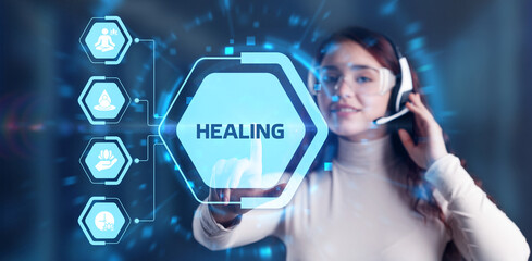 Holistic healing approach with natural remedies and mindfulness practices.