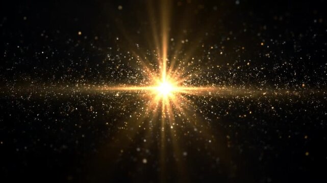 発光する光の抽象背景