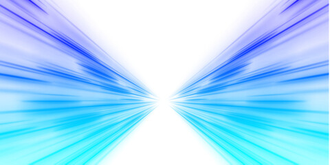 Soft glowing blue speed trail with smooth light flow and subtle gradient highlights, ideal for futuristic digital backgrounds. png © Romstock