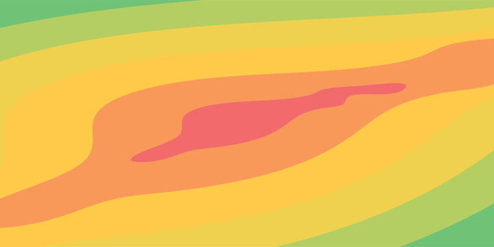 Abstract Wavy Gradient Background with Warm Color Palette.