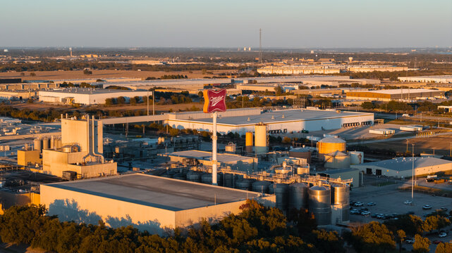 Miller Brewing Company brewery facility in Fort Worth Texas