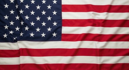 Obraz premium Flag day celebration with the american flag on display