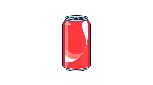 red canned drink