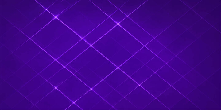 Seamless purple abstract background with geometric pink diamond lines and a vintage tile pattern for a stylish vector textile wallpaper design decoration