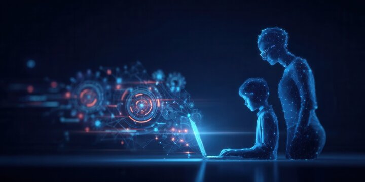 The mentor watches as the student applies a new skill to an assignment, balancing productivity and training to beat the deadline for the weekly quiz.