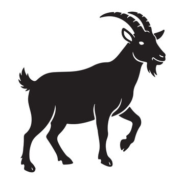 goat symbol icon logo design