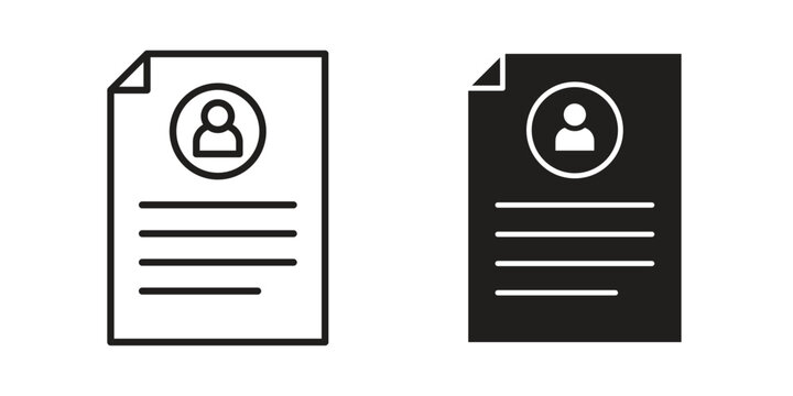 Application form icon set, logo vector eps10