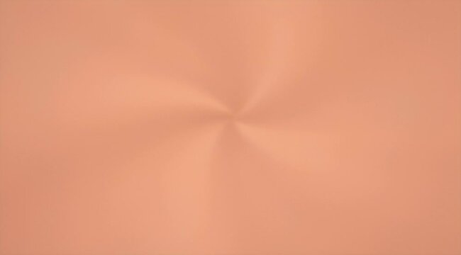 Gradient radial copper toned surface with center point reflection effect background