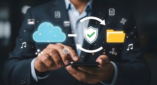 Cloud data security backup and recovery services for business and personal use online