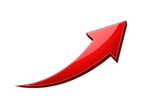 A large red arrow pointing upwards