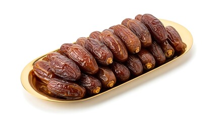 Dates on a Gold Plate.