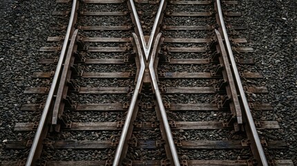 Obraz premium Railway tracks