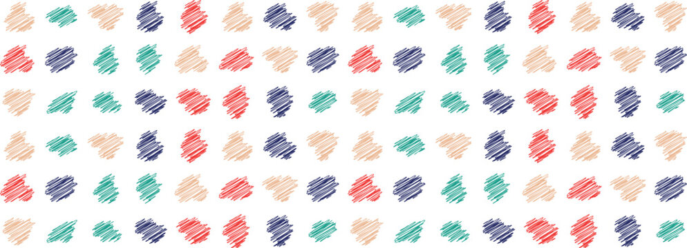 Organic Abstract Scribbled Shape Vector Illustration with Irregular Hand-Drawn Scribed Forms and Artistic Doodle Elements, Modern Minimal Graphic Design Isolated on White Background 