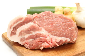 豚肉と香味野菜