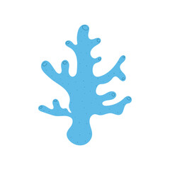 Obraz premium blue coral reef element design