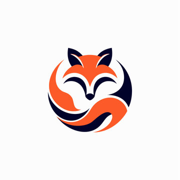 red fox vector illustration