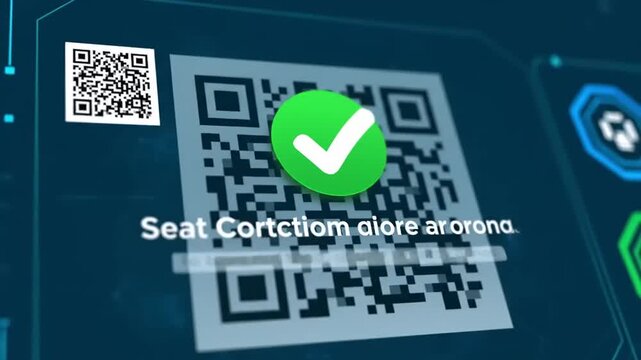 Digital QR Code Scanning Technology for Information Access and Verification.