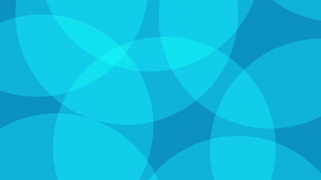 Blue abstract background with overlapping circles creating dynamic elegant layers perfect for modern business presentations and corporate motion graphics