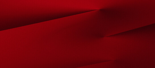 Obraz premium Illustration of a shiny, red maroon premium metal sheet with dynamic, flowing diagonal lines and a smooth texture.