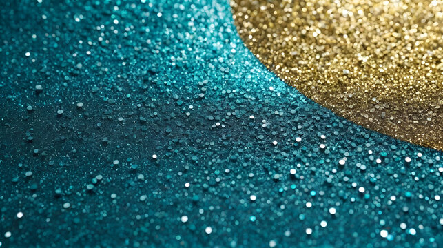 Texture astratta con polvere di glitter in acqua e diluita con solvente