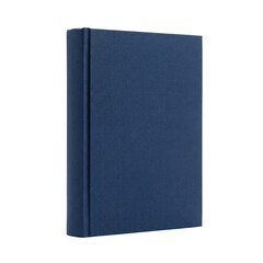 Fototapeta premium Navy blue hardcover book isolated