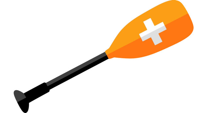 Orange Rescue Paddle Oar.
