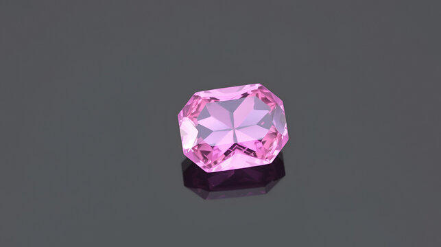 photograph of kunzite, a pink to purplish variety of the mineral spodumene, often used as a gemstone.