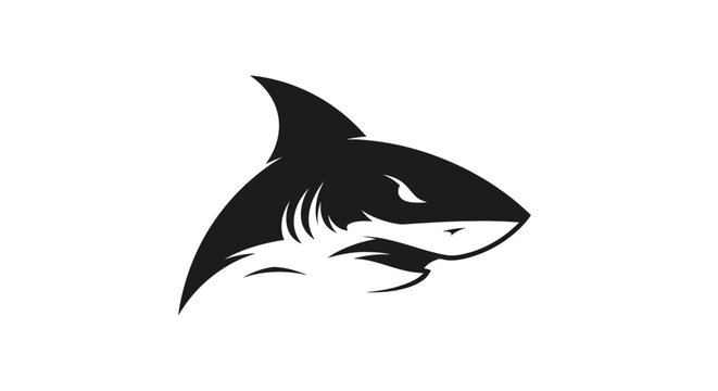 Shark Fish Black Icon.