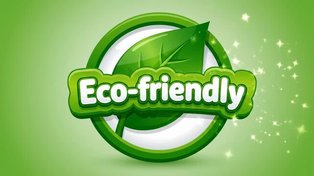 Eco friendly green leaf logo concept.
