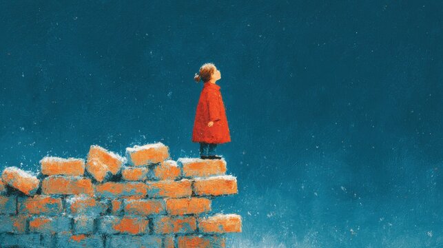 Psychological avoidance concept representing emotional distance in relationships