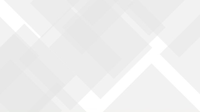 Gradient white geometric abstract corporate motion background. 4k background Seamless loop. 