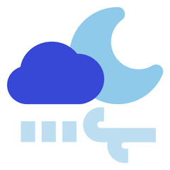 Weather bluetone icon set