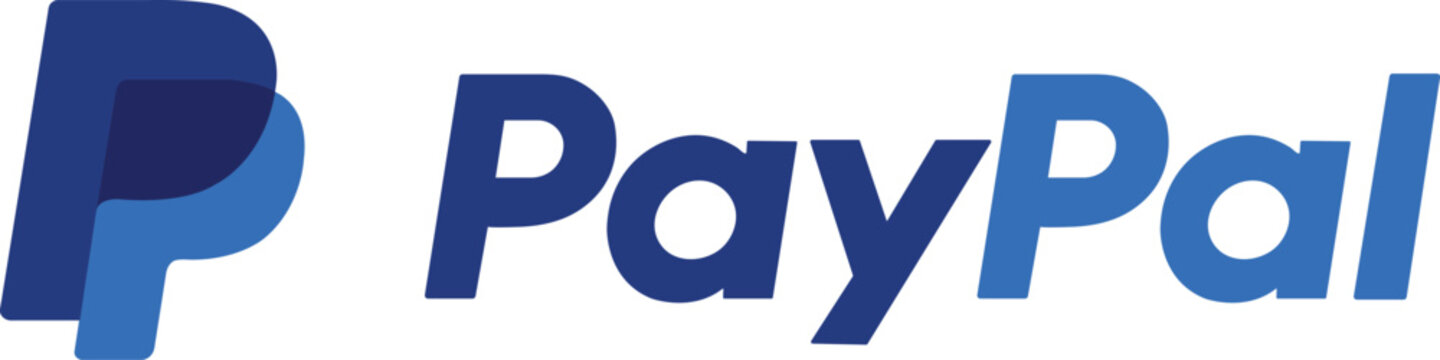 PayPal Logo and Online Payment Method Vector Icon