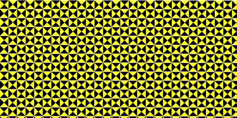 Fototapeta premium Geometric pattern with triangles arranged diagonally. Black-white seamless abstract ornament for wallpapers and background