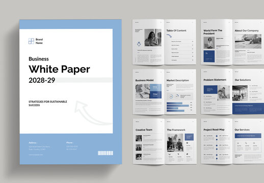 White Paper Template Layout